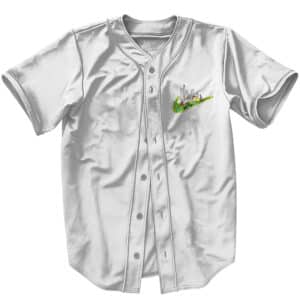 Rick and Morty Nike Logo Parody White Baseball Jersey